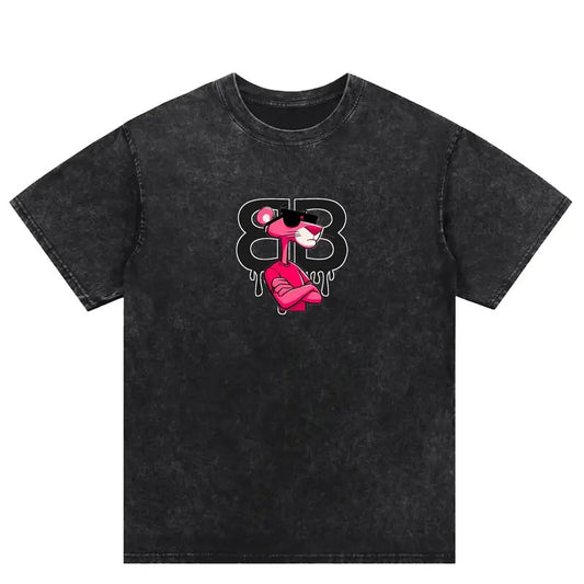 Trendy Pink Panther Washed T-Shirt, Unlock the New Street - style Trend Hoodie, Sweatshirt | InkThreadWorks.com