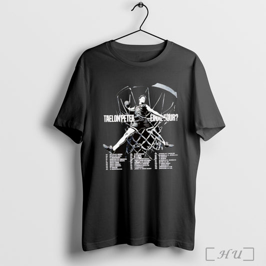 Trendy Taelon Peter Liberty Basketball Final Tour T Shirt