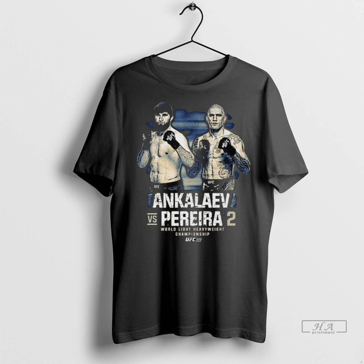 Trendy Ufc 320 Ankalaev Vs Pereira 2 Bitmap Long Sleve Shirt Sweater