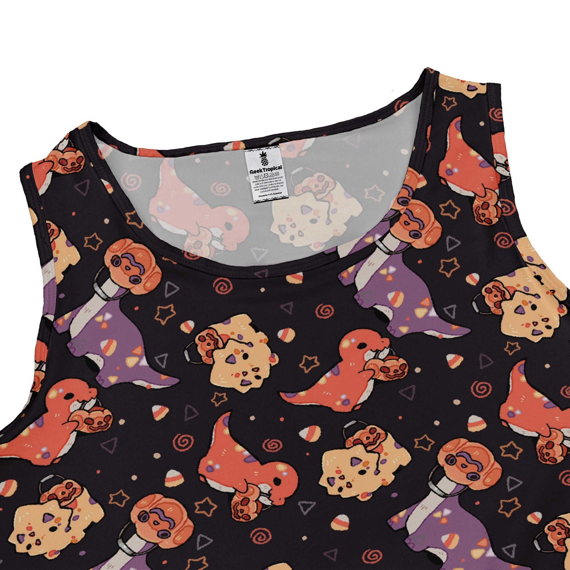 Trick or Treat Dinos Sleeveless Dress