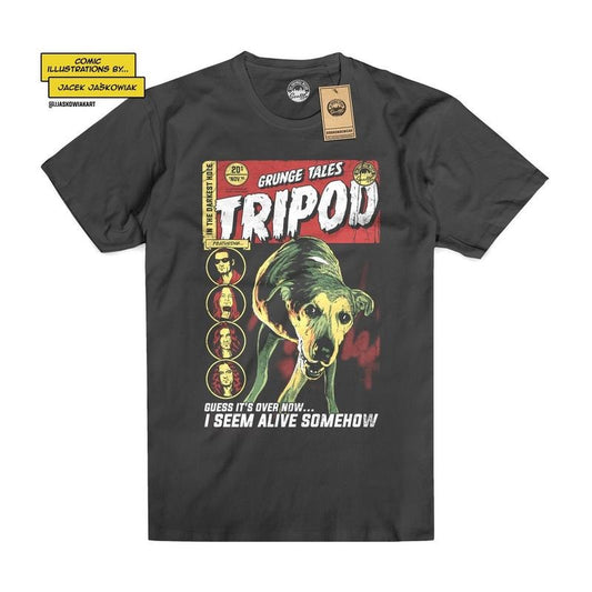 Tripod '95 Comic Book Tshirt Trending Movie T shirt Vintage 90s T-shirt gift for Movie fans gift for him gift for her unisex T-shirt Urbanwear Shirt