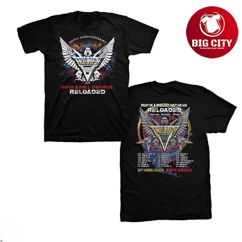 Triumph 2026 Reloaded Tour Two Sided Shirt