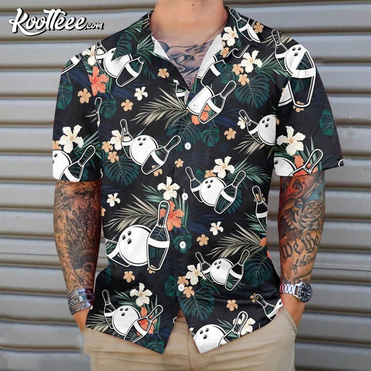Tropical Bowling Gift For Bowling Lovers Hawaiian Shirt