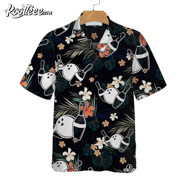 Tropical Bowling Gift For Bowling Lovers Hawaiian Shirt