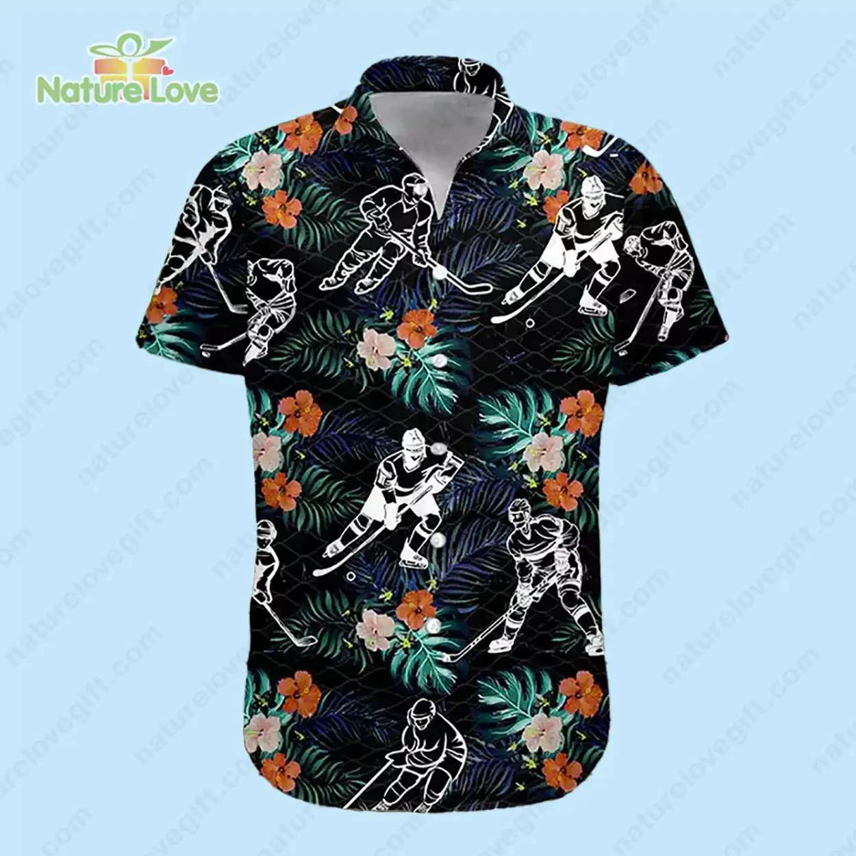 Tropical Hockey NHL Hawaiian Shirt Hockey Lovers Gift