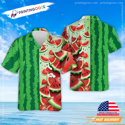 Tropical Watermelons Hawaiian Shirt No. 1