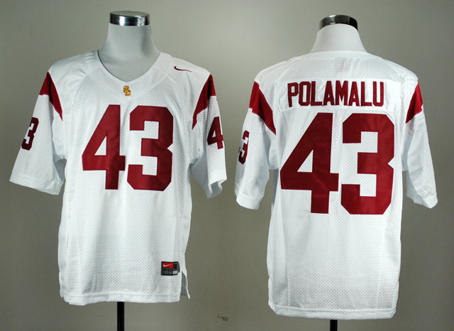 Troy Polamalu 43 White