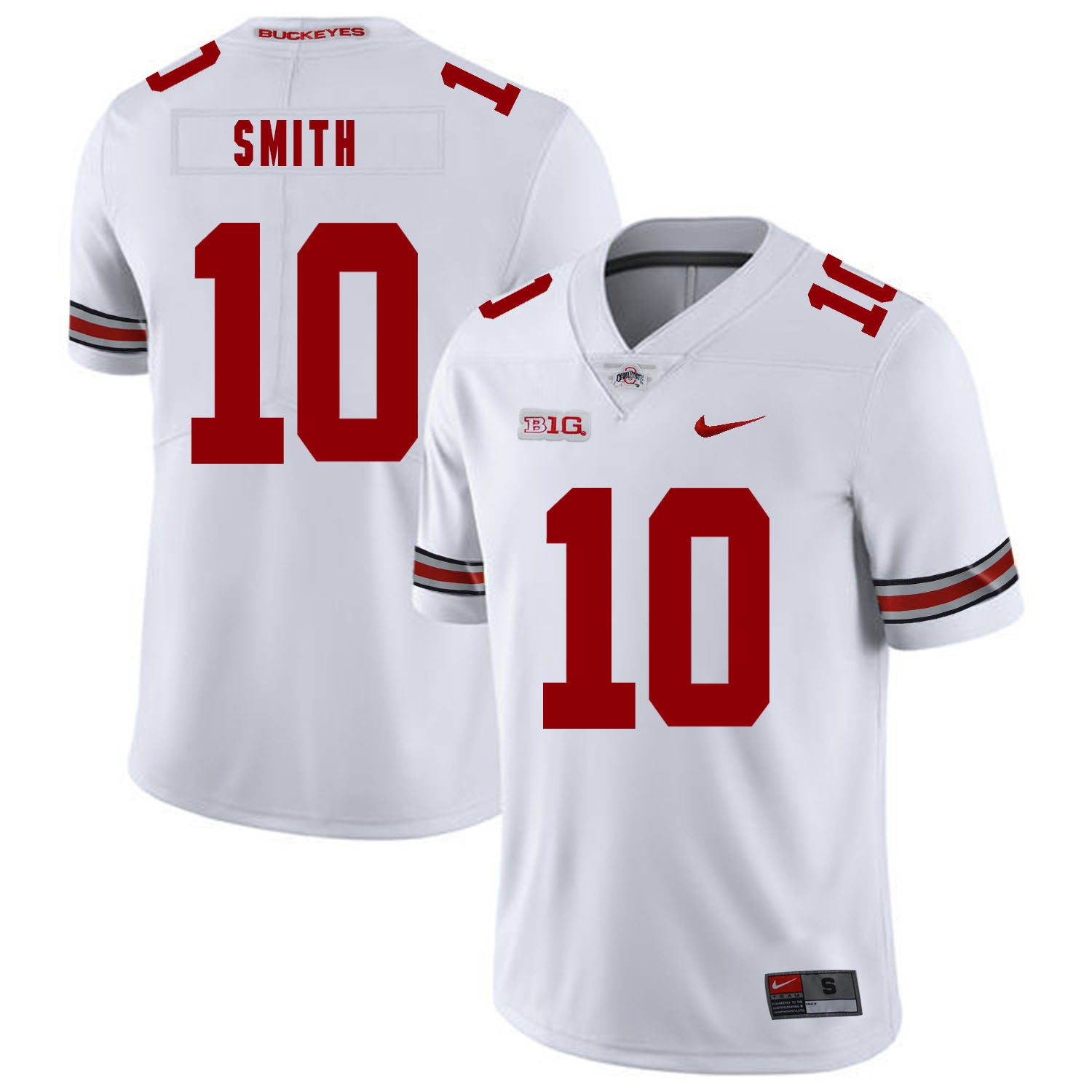 Troy Smith 10 White
