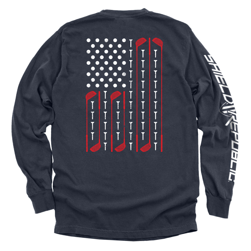 Golf American Flag