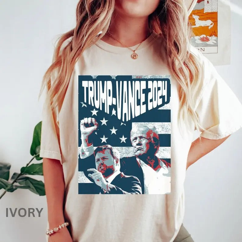 Trum.p Vance 2024 Shirt, Vice President JD Vance Shirt, VP Vance 24 Shirt, Trump Fight Shirt, President Donald Trum.p and JD Vance Republican, sweatshirt hot trend 2024