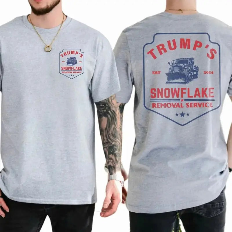 Trummm T-shirt, Trummm EST 2025 Snowflake Removal Service Shirt, Full Color, For Men, Gift For men, Casual