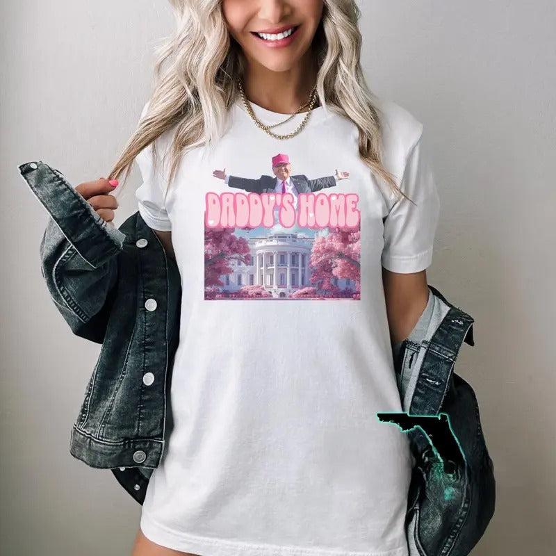 Trummp Sweatshirt, Daddy's Home Sweater, White House Trummp 2024, Republican Sweatshirt, Trendy Let's Go Brandon QXUKR...