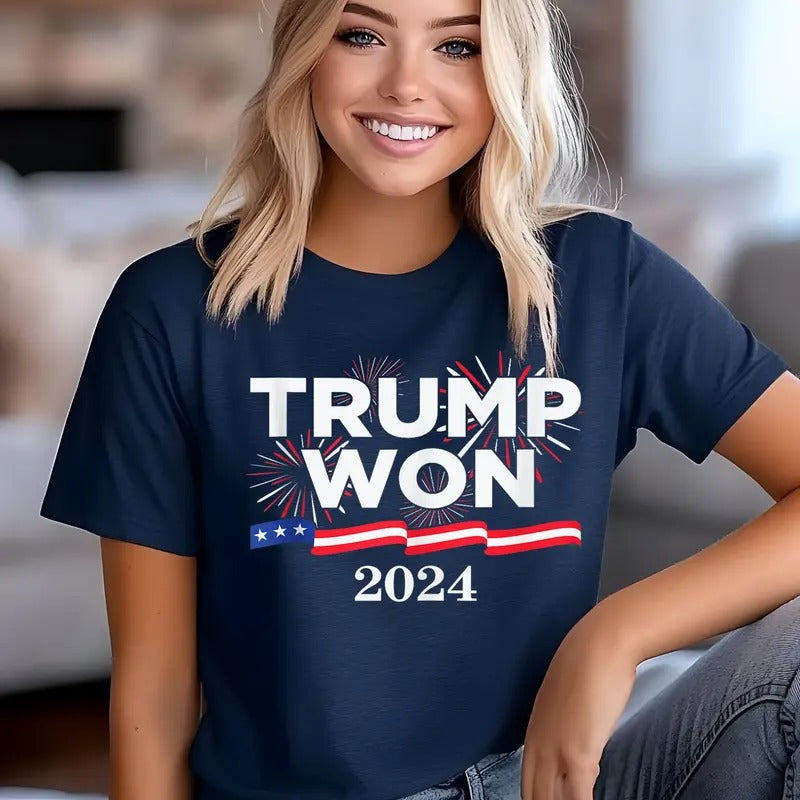 Trummp Won Again T-Shirt, Trummmp Sweatshirt, Election Hoodie, After Election T-Shirt, Trummp 2024 T-Shirt, Trummp 47th...