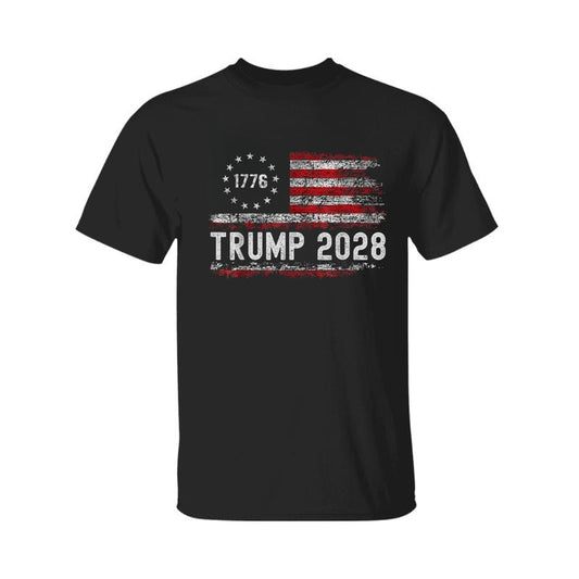 Trump 2028 Shirt, 1776 Trummp Flag Shirts, President Donald Trump Tee, Republican Conservative, Support Trump, For Men,...