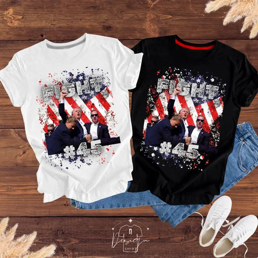Trump Fight 2024 Shirt, Trump 2024 Election Shirt, Trump Shot Fight Shirt