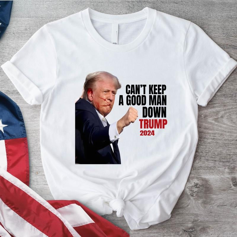 Trump Shooting Shirt, President Assassination Tee, Unisex Political Shirt, Trump Support Tee, Gift For Republican, Election Shirt.