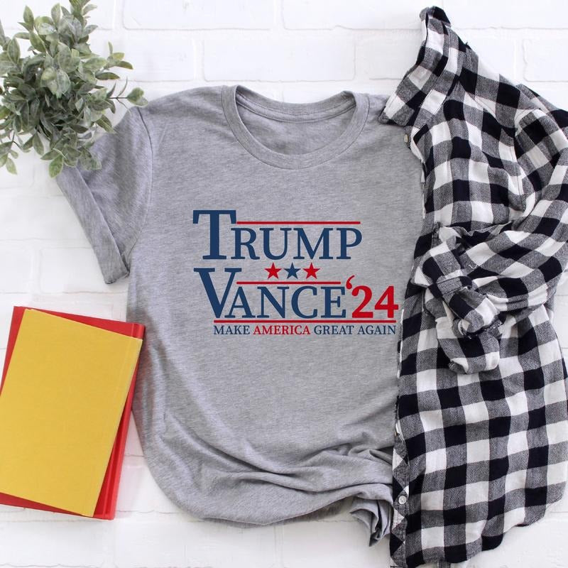 Trump Vance Shirt, President T-shirt, Matching Trump Supporter Tee, Unisex Political 2024 Shirt, Gift For Republican,...