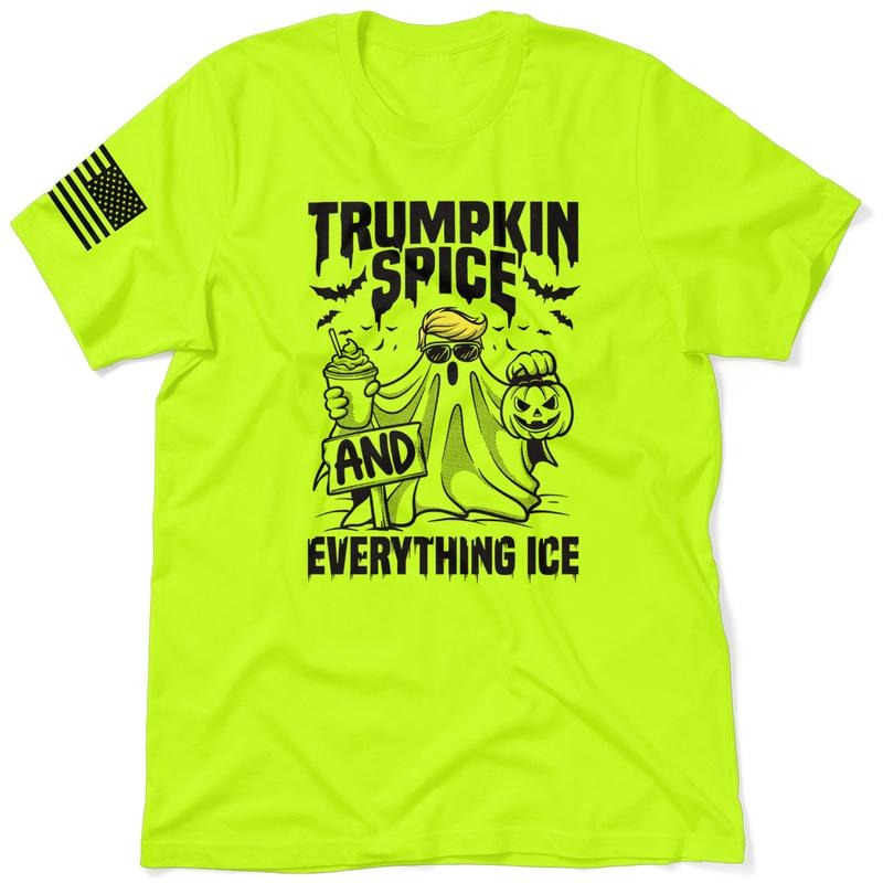 Trumpkin - Hi Visibility Safety Work T-Shirt Jersey Menswear For Blue Collar Workers | Funny, Sarcastic | Graphic Tees Apparel