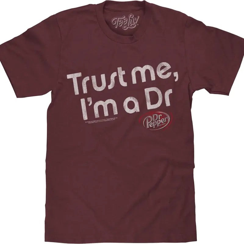 Trust Me, I'm A Dr Big and Tall T-Shirt - Red Hoodie, Sweatshirt | InkThreadWorks.com