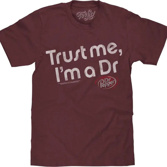 Trust Me, I'm A Dr Big and Tall T-Shirt - Red Hoodie, Sweatshirt | InkThreadWorks.com