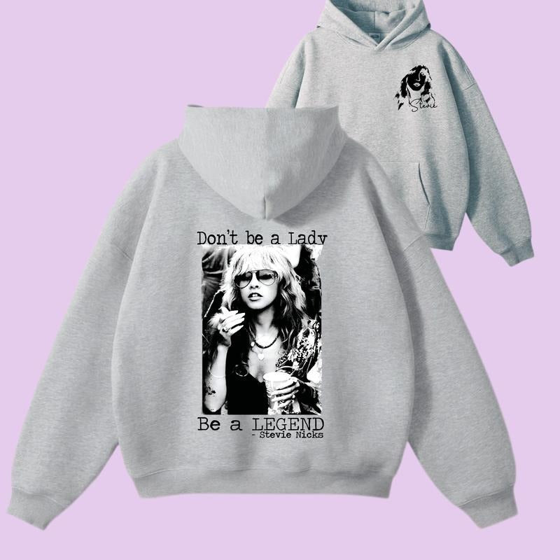Stevie Nicks 2 Side Halloween Hoodie/Sweatshirt/Tshirt 2 SIDES, Stevie Nicks Tracklist Hoodie, Fleetwood Mac Music Tour Hoodie, Unisex Long Sleeve Pullover Shirt Fit Cotton