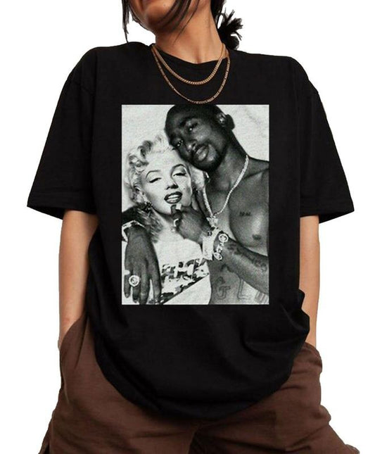 Tupac Shakur Marilyn Monroe Shirt, Vintage Tupac Shakur Shirt, 2Pac 90s Shirt, 2Pac Shakur Shirt, Vintage 90s Bootleg Tupac Shirt, 90s Merch, Hip Hop 90s Legends Shirt, Rapper Merch Shirt, 2pac Graphic Tee