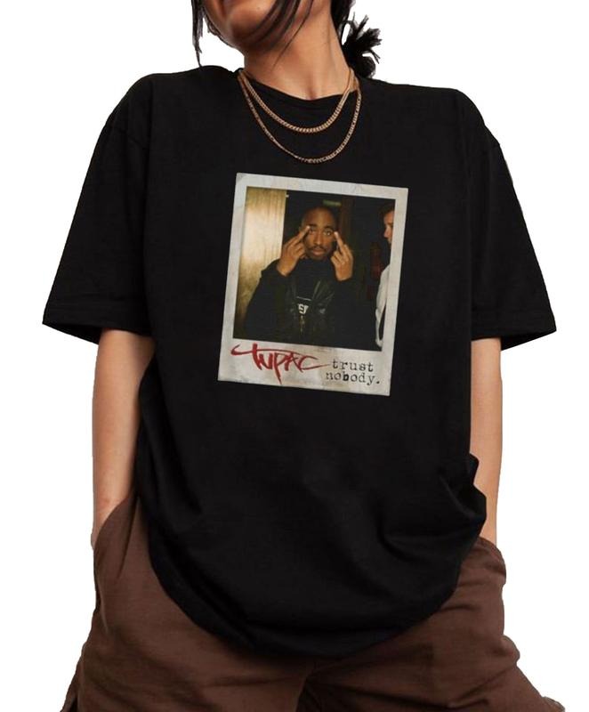 Tupac Trust Nobody Photo Shirt, Vintage Tupac Shakur Shirt, 2Pac 90s Shirt, 2Pac Shakur Shirt, Vintage 90s Bootleg Tupac Shirt, 90s Merch, Hip Hop 90s Shirt, Hip Hop Legends Shirt, Rapper Merch Shirt, 2pac Graphic Tee