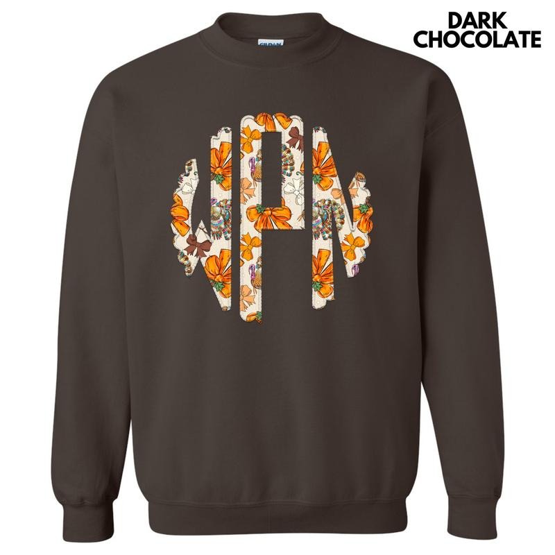 Turkey Disco Monogram Sweatshirt 'NLB' T-Shirts, Hoodie | InkThreadWorks.com