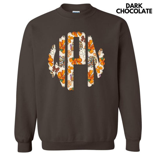 Turkey Disco Monogram Sweatshirt 'NLB' T-Shirts, Hoodie | InkThreadWorks.com