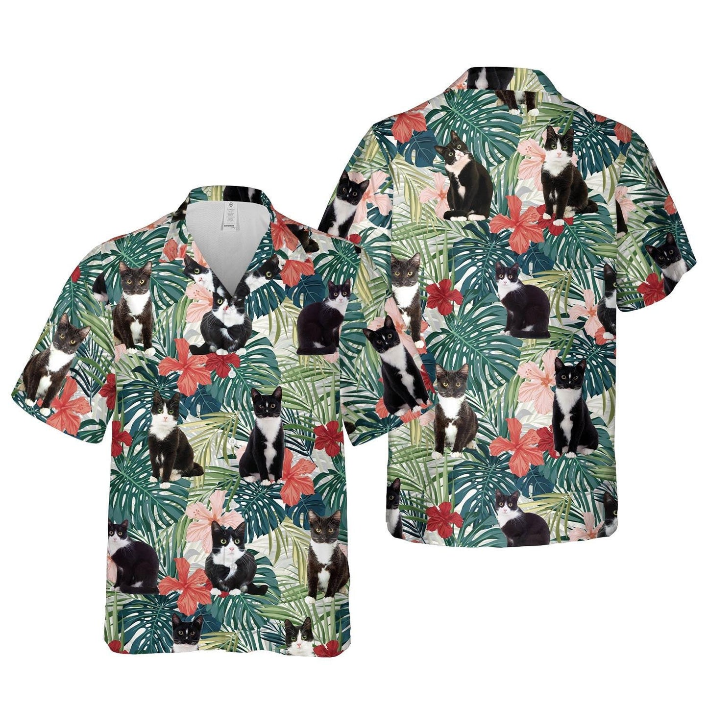 Tuxedo cat hawaiian shirt gift for family and friend 2710207