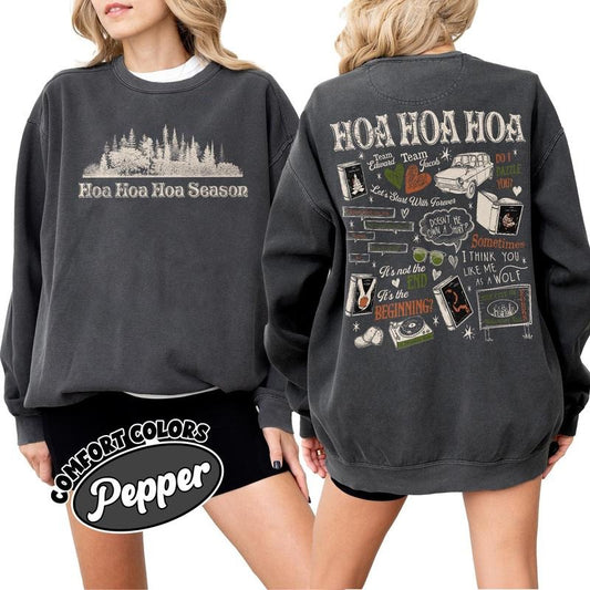 Twilight Hoa Hoa Hoa Sweatshirt, Twilight Forks Washington T-Shirts, Hoodie | InkThreadWorks.com