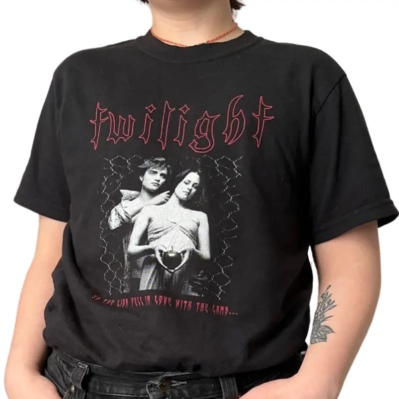 Twilight Tee Goth Alt. Design Relaxed Fit, Cool Gift, Unisex Clothing Hoodie, Sweatshirt | InkThreadWorks.com