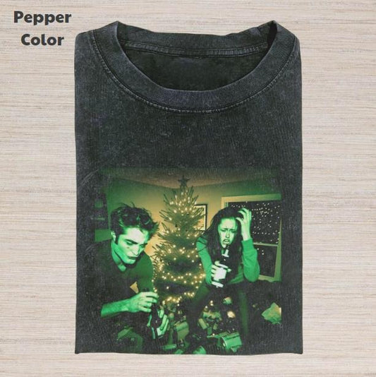 Twilight Vintage Graphic Tee, Edward Cullen And Bella Swan Drink Alcohol T-Shirt, Movies Tee, Unisex Meme Cringe Funny Dumb Shirt, Gift For Men Women, Menswear Womenswear Streetwear Cotton Comfort