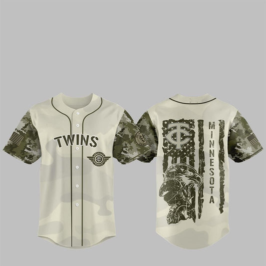 Twins 2025 Armed Forces Day Night Jersey - Grishko.com