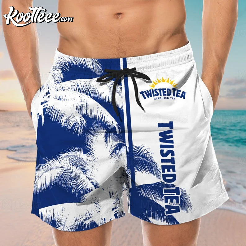 Twisted Tea Button Hawaiian Shirt And Shorts