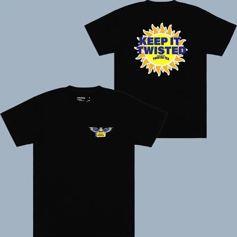 Twisted Teas And Double T-shirt- 2 Side Menswear Hoodie, Sweatshirt | InkThreadWorks.com