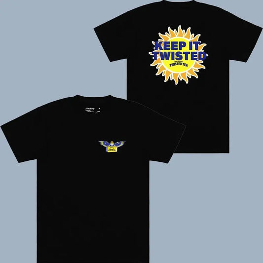 Twisted Teas And Double T-shirt- 2 Side Menswear Hoodie, Sweatshirt | InkThreadWorks.com