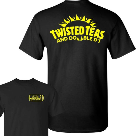 Twisted Teas and Double D's Shirt , Unisex Tee for Men & Women, Funny Drinking Shirt, Casual Cotton Party Wear, Father...