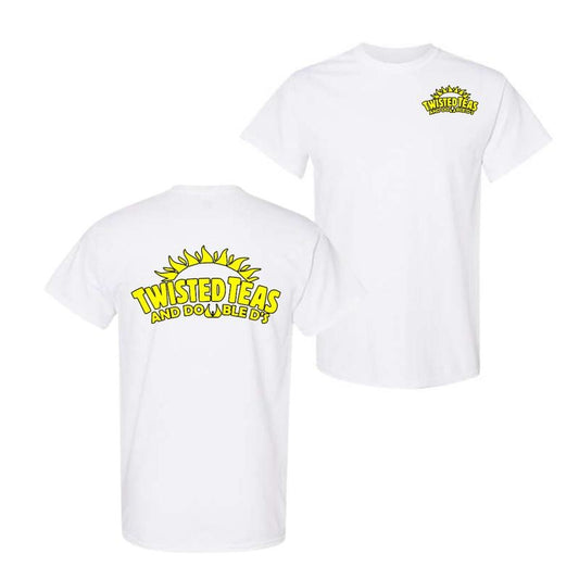 Twisted Teas and Double D's ver2 - 2 Sided - Unisex Black Short Sleeve Shirt Hoodie, Sweatshirt | InkThreadWorks.com