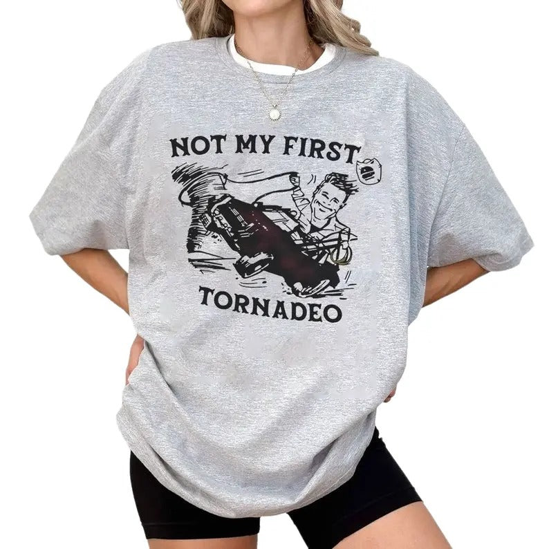 Twisters 2024 shirt, Twisters Not My First Tornado, Tyler Owens T-shirt, Oklahoma Shirt Hoodie, Sweatshirt