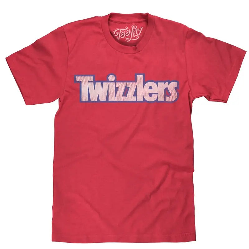 Twizzlers Logo T-Shirt - Red Hoodie, Sweatshirt | InkThreadWorks.com