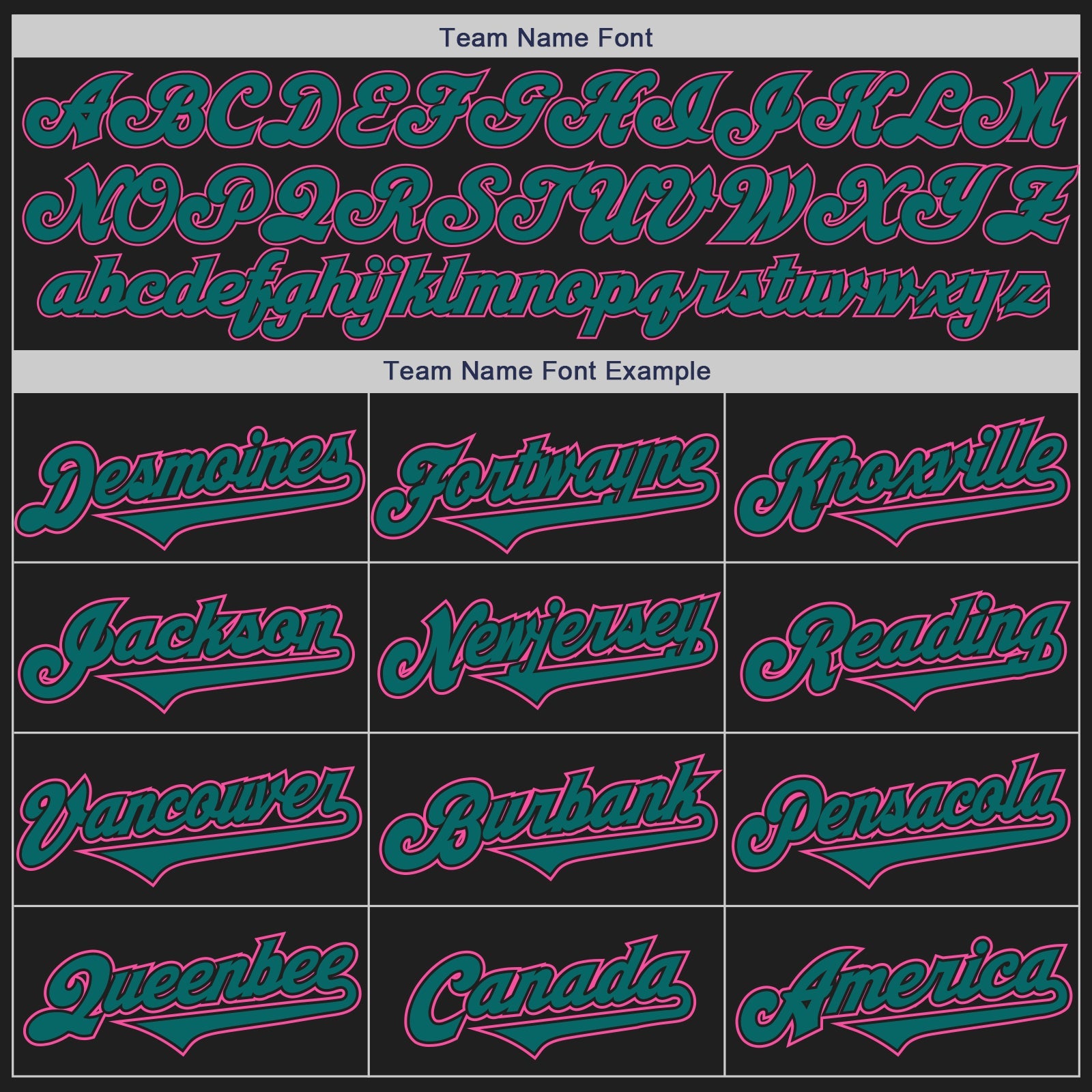 Custom Black Teal-Pink Authentic Two Tone Baseball Jersey