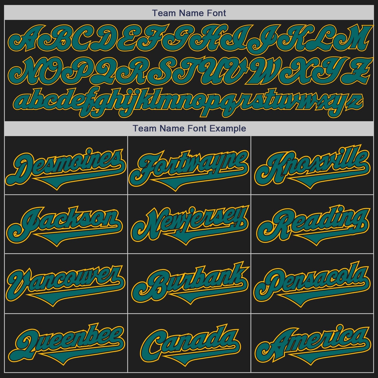 Custom Black Teal-Gold Authentic Two Tone Baseball Jersey