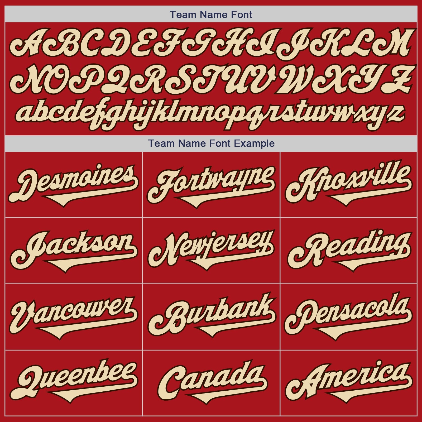 Custom Red Cream-Brown Authentic Two Tone Baseball Jersey