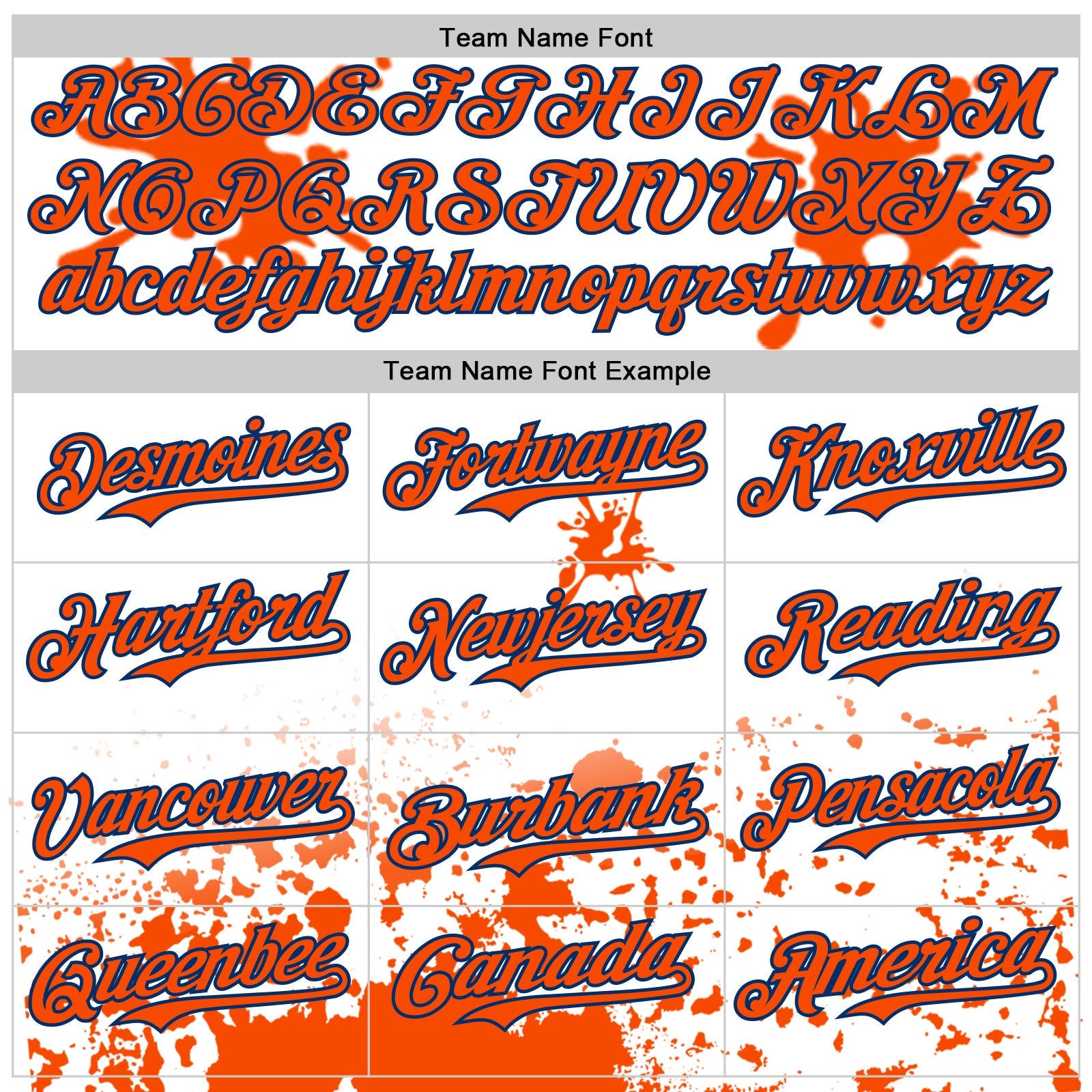 Custom White Orange-US Navy Blue Splatter Camo Two Tone Authentic Baseball Jersey