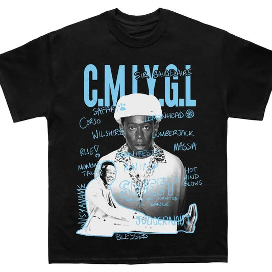 Tyler Call Me if You Get Lost Sketchbook T-shirt, Tyler The Creator Shirt, Tyler The Creator Merch, Vintage Creator Graphic Hip Hop, Casual, Classic Fashion Cotton Underwear Shirt Womenswear And Menswear T-Shirt, Graphic Tee