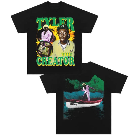 Tyler Igor T-shirt, Tyler The Creator Shirt, Tyler The Creator Merch, Vintage Creator Graphic Hip Hop, Casual, Classic Fashion Cotton Underwear Shirt Womenswear And Menswear T-Shirt, Graphic Tee