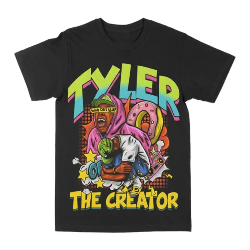 Tyler The Creator T Shirt, TYLER The Creator Rap Hip Hop 90 Vintage T SHIRT, Graphic Tees, Unisex Gift