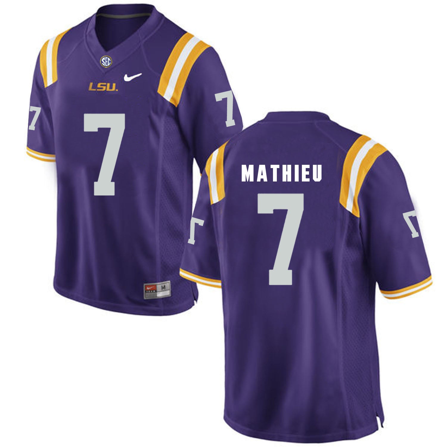 Tyrann Mathieu 7 Purple Style 2