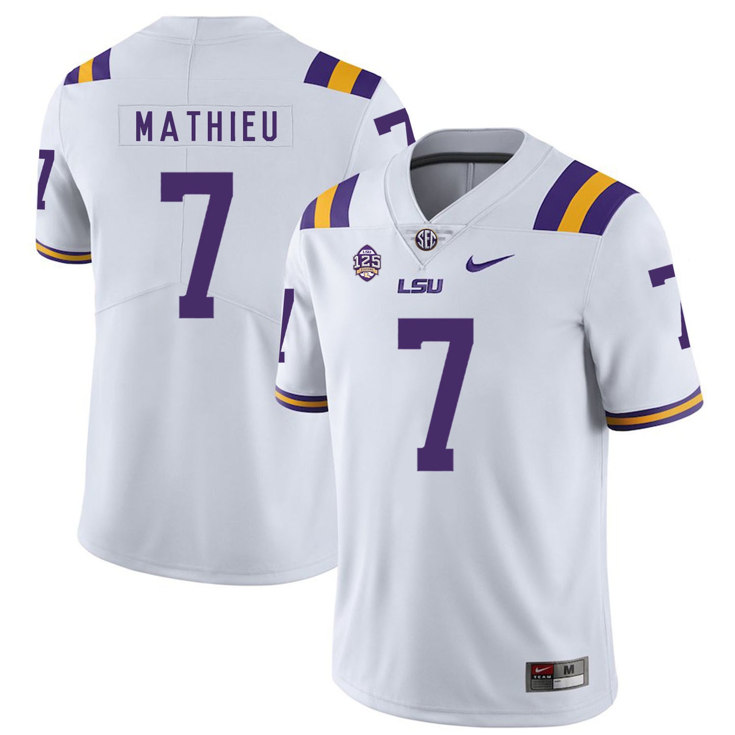 Tyrann Mathieu 7 White .2jpg